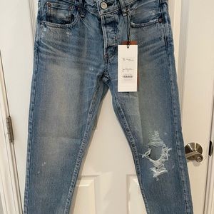 Moussy Vintage NWT Raleigh Tapered Mid Rise Ankle Cut Jeans